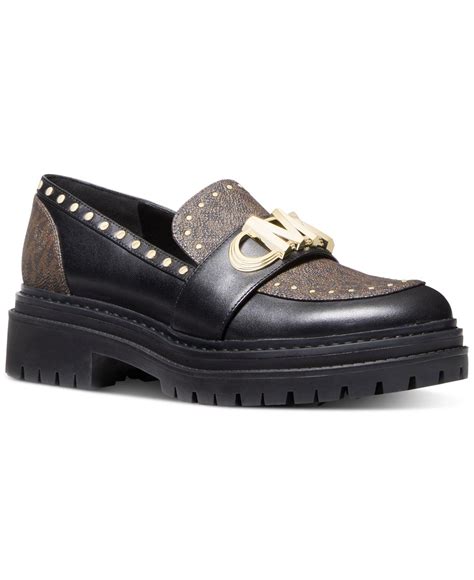 michael kors parker lug loafers.